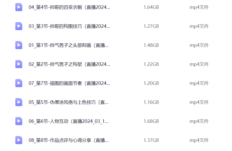 图片[1]-迟来椿帅气男性角色厚涂插画班 2024 【1150】-procreatechahua