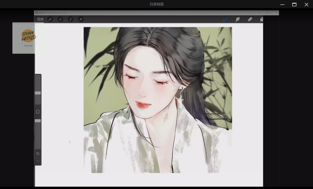 图片[3]-齐九子少女与花插画人物创作ipad教程 2023 【1152】-procreatechahua