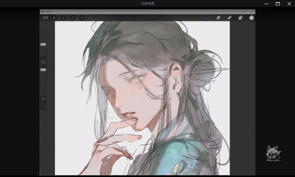 图片[2]-李富贵伪厚涂美型人像插画 第4期 2024 【1148】-procreatechahua