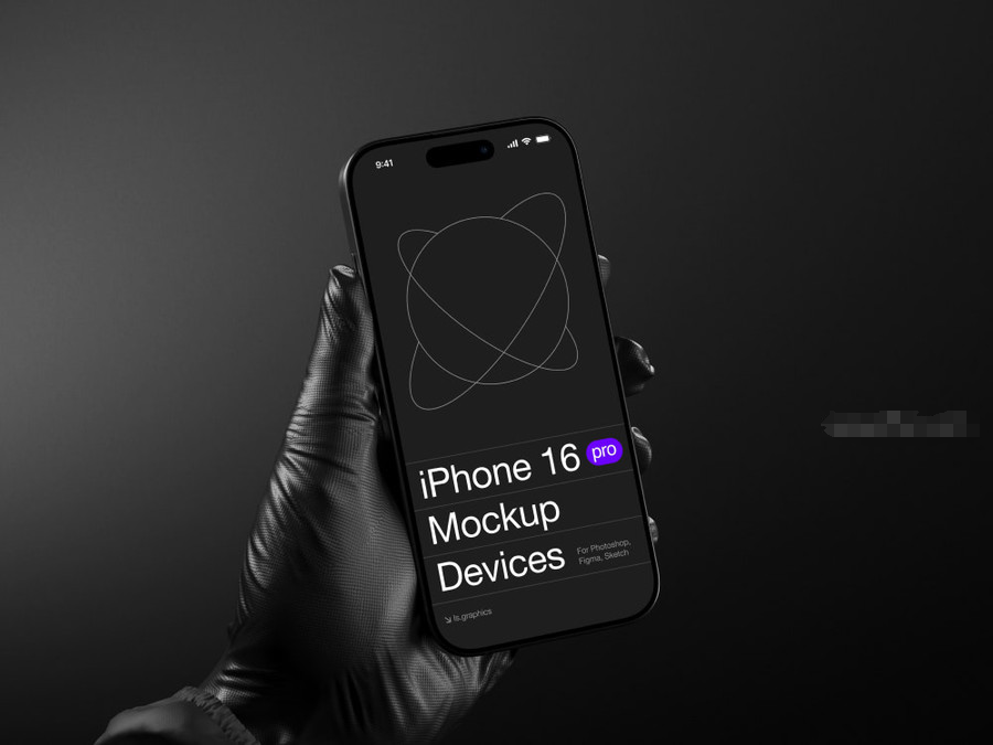 图片[2]-高分辨率苹果iPhone 16 Pro手机界面设计展示样机素材【1157】-procreatechahua