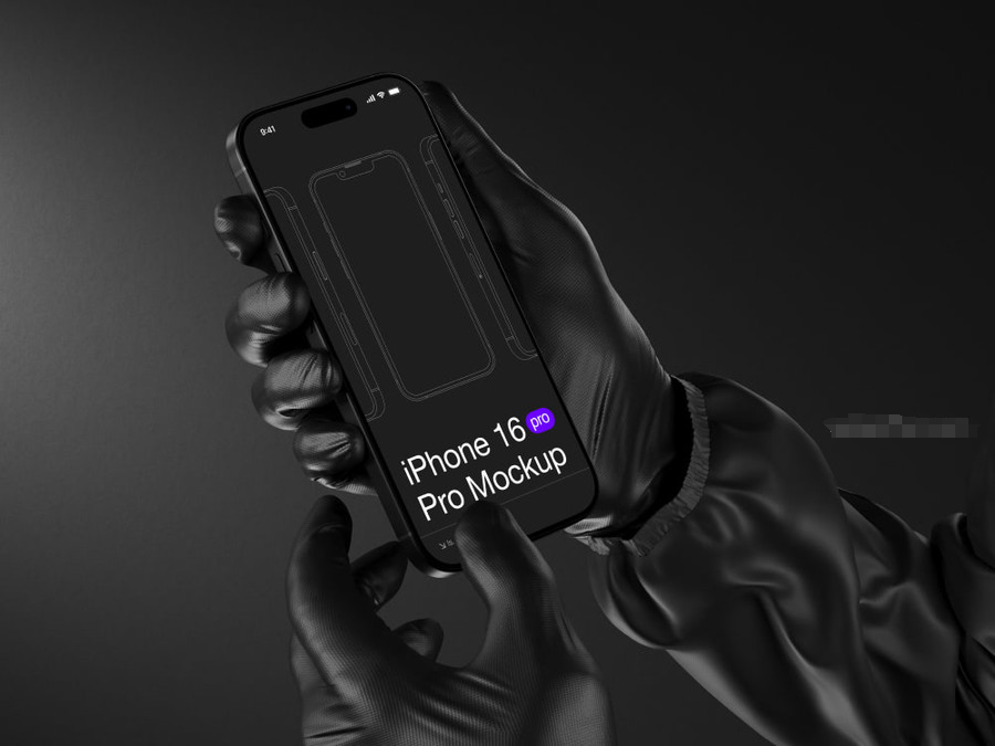 图片[3]-高分辨率苹果iPhone 16 Pro手机界面设计展示样机素材【1157】-procreatechahua