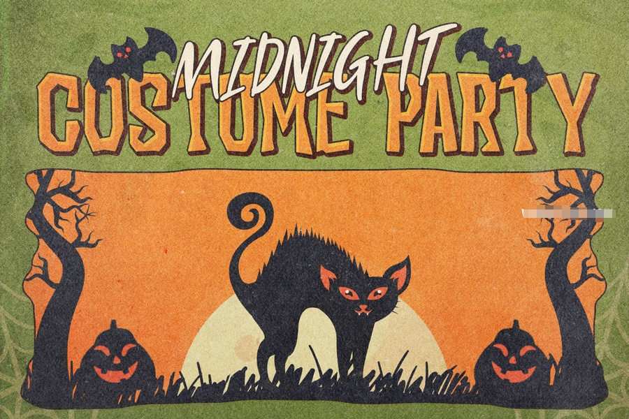 图片[2]-独特恐怖风格的万圣节英文字体【1149】-procreatechahua