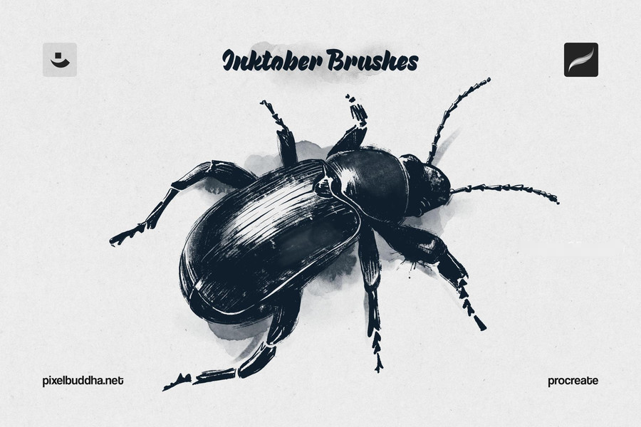 图片[3]-11款墨水和印章纹理的Procreate笔刷【1160】-procreatechahua