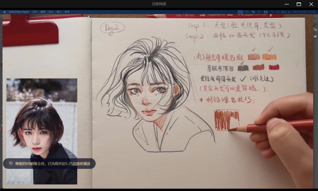 图片[3]-九两人物速写鸟类动物园水彩课合集2024【1181】-procreatechahua