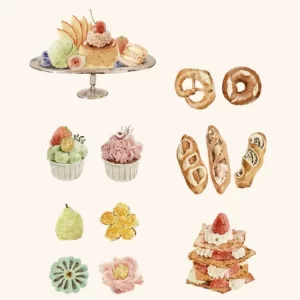 耳咚玲水彩课合集procreate插画【1192】-procreatechahua