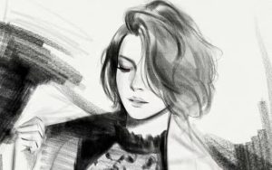 画师 Sy Lee 铅笔线稿纹理肌理插画手绘颗粒纹理PS笔刷【1207】-procreatechahua