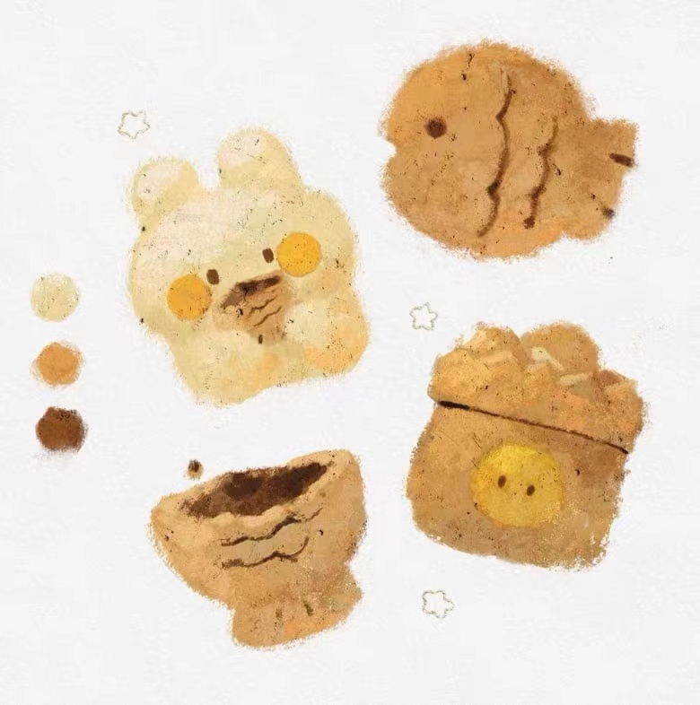 图片[4]-23款GUMMY的procreate油画笔刷质感纹理肌理颗粒笔刷【1220】-procreatechahua