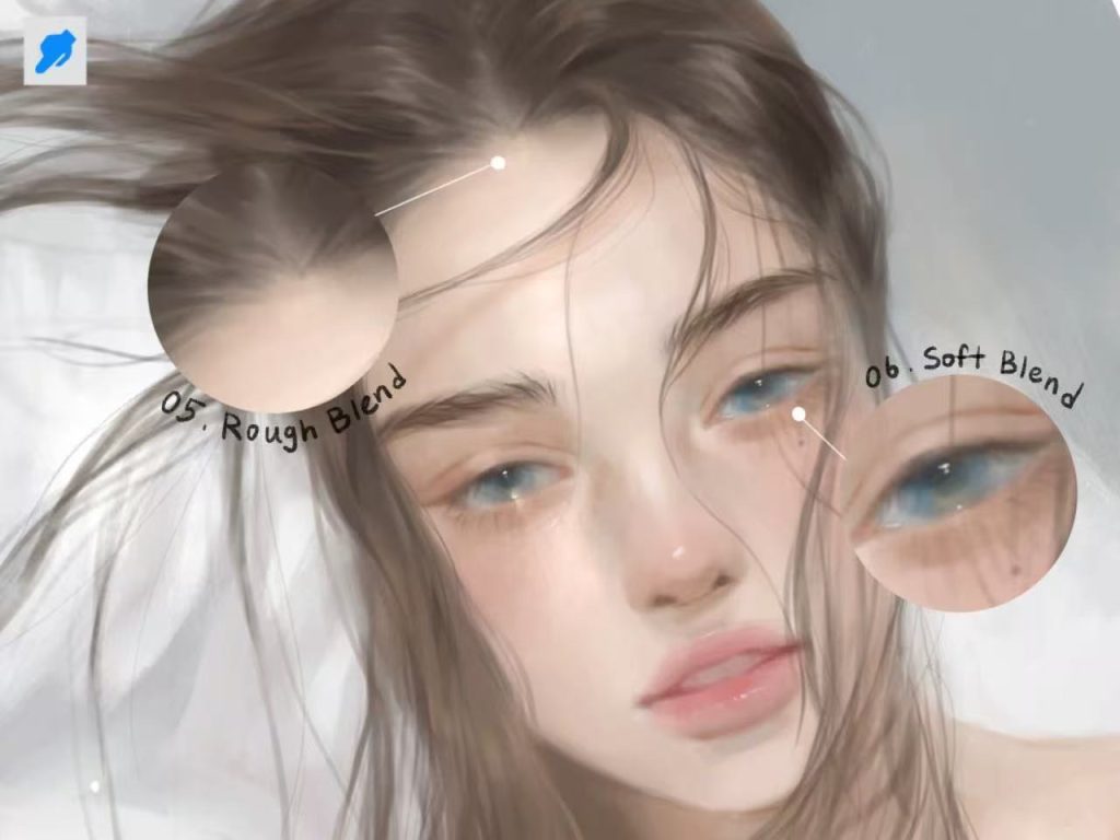 图片[6]-插画师heayoon的人像纹理肌理procreate笔刷【1268】-procreatechahua