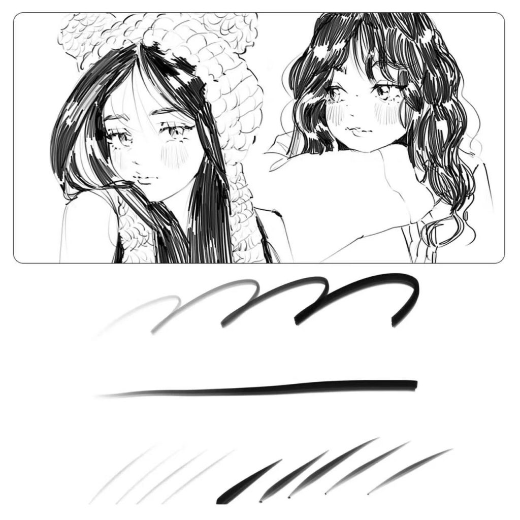 图片[3]-插画师heayoon的人像纹理肌理procreate笔刷【1268】-procreatechahua